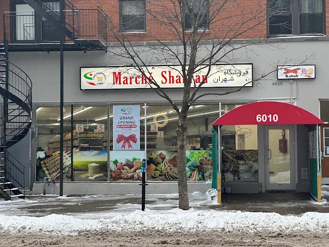 Devanture du Marché Shahran sur Sherbrooke Ouest